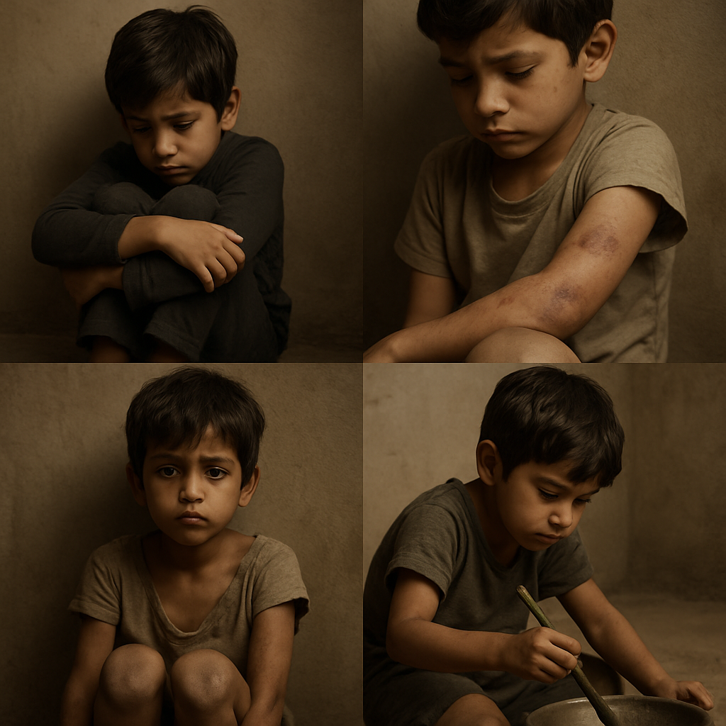 Abused children, quite often, are more likely to experience mental health issues such as generalized anxiety, depression, truancy, shame and guilt, or suicidal and homicidal thoughts, or even to engage in criminal activity, promiscuity, and substance abuse.